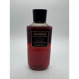 Bath & Body Works BOURBON Men's Collection 3-in-1 Hair Face Body Wash 10 oz